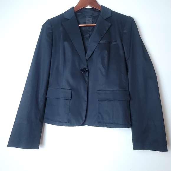 SEVENTY Italian Single Breasted Black Blazer TG 44 - Picture 4 of 9